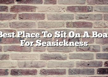 Best Place To Sit On A Boat For Seasickness