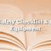 Boat Safety Checklist & Safety Equipment