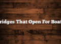 Bridges That Open For Boats