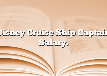 Disney Cruise Ship Captain Salary.