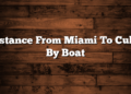 Distance From Miami To Cuba By Boat