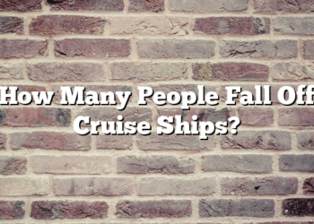 How Many People Fall Off Cruise Ships?