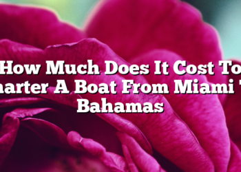 How Much Does It Cost To Charter A Boat From Miami To Bahamas