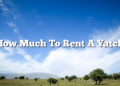 How Much To Rent A Yatch