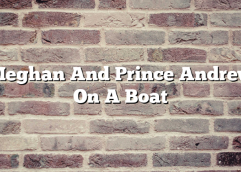 Meghan And Prince Andrew On A Boat