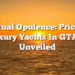Virtual Opulence: Priciest Luxury Yachts In GTA V Unveiled