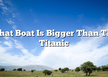 What Boat Is Bigger Than The Titanic