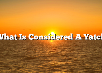 What Is Considered A Yatch