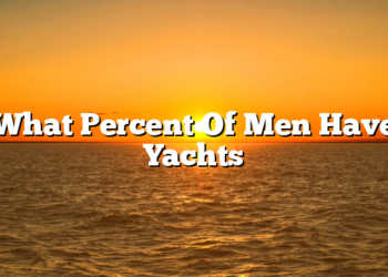 What Percent Of Men Have Yachts