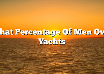 What Percentage Of Men Own Yachts