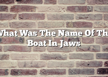 What Was The Name Of The Boat In Jaws