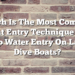 Which Is The Most Common Boat Entry Technique For Deep Water Entry On Large Dive Boats?