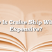 Why Is Cruise Ship Wifi So Expensive?